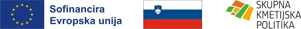 Logotipi Sofinancira EU, Republika Slovenija, Skupna kmetijska politika